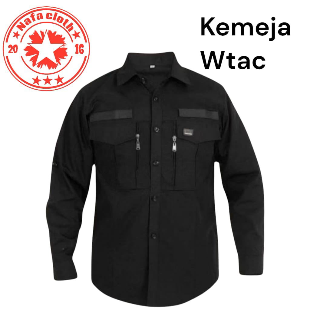 Kemeja WTAC lengan panjang murah/kemeja lapangan/kemeja PDL kerja