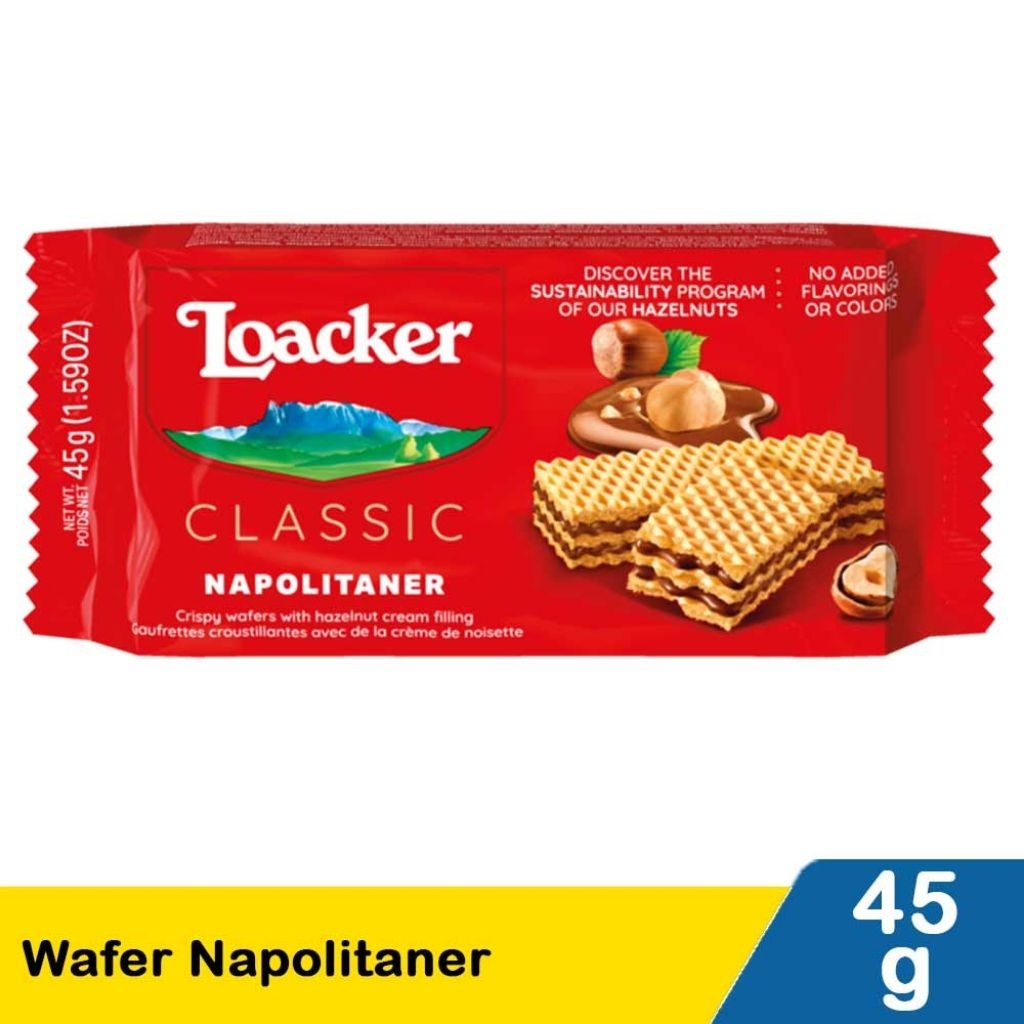 Loacker Wafers Napolitaner 45g