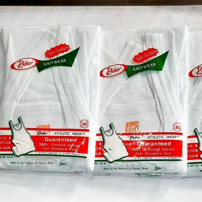 rg39- Singlet Rider Singlet Pria Kaos Dalam Rider Uk 38, 40, 42