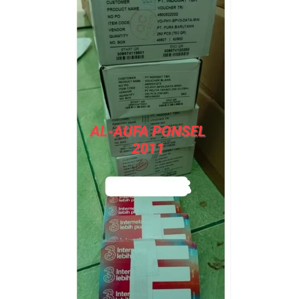 Voucher Indosat kosong 150SN