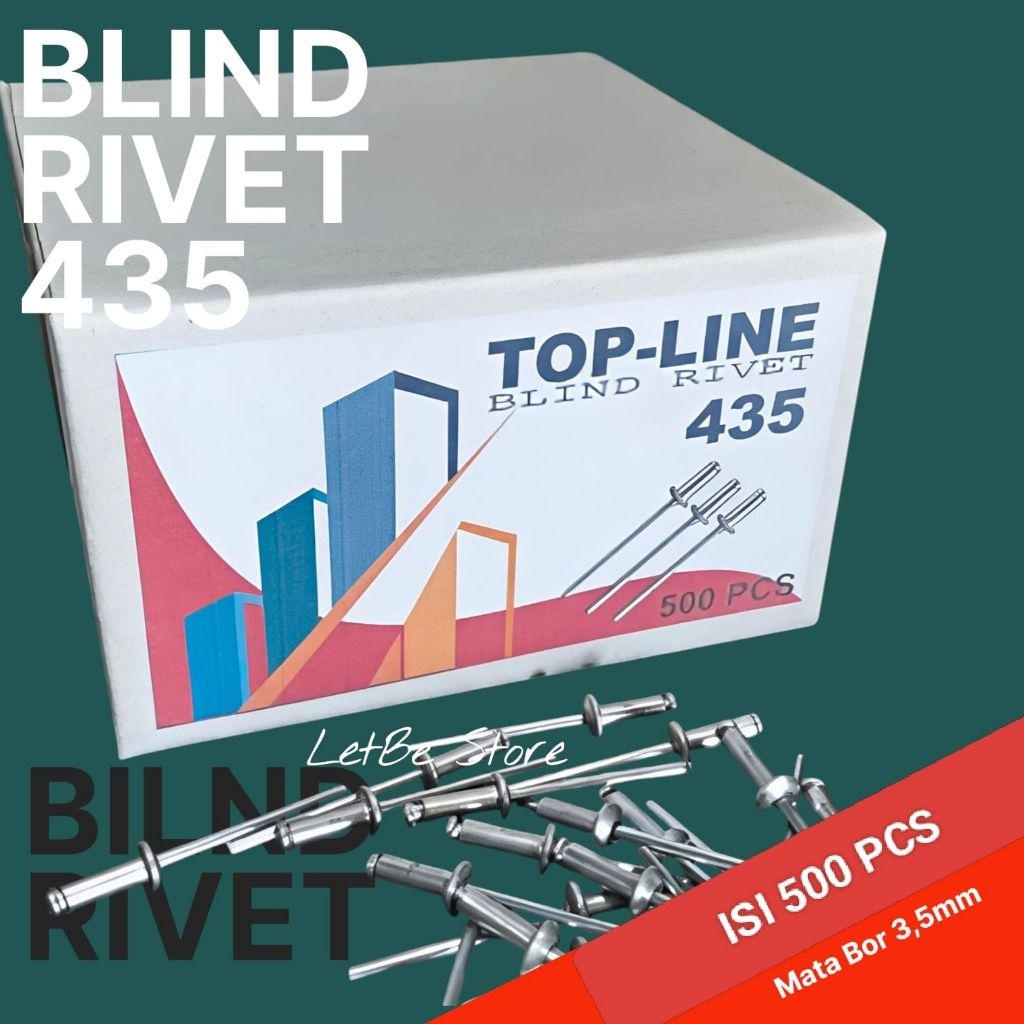 Paku Rivet Paku Keling Ripet 435 Isi 500 pcs