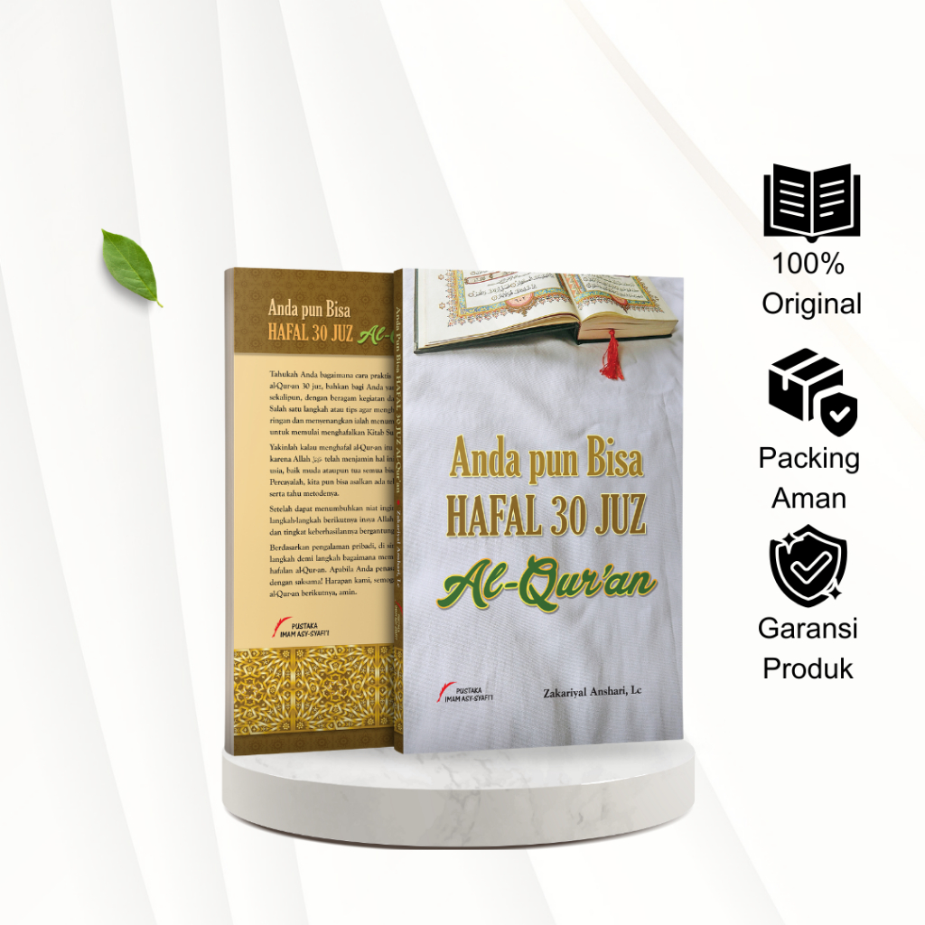 Buku Andapun Bisa Hafal 30 Juz Al Quran - Pustaka Imam Syafii