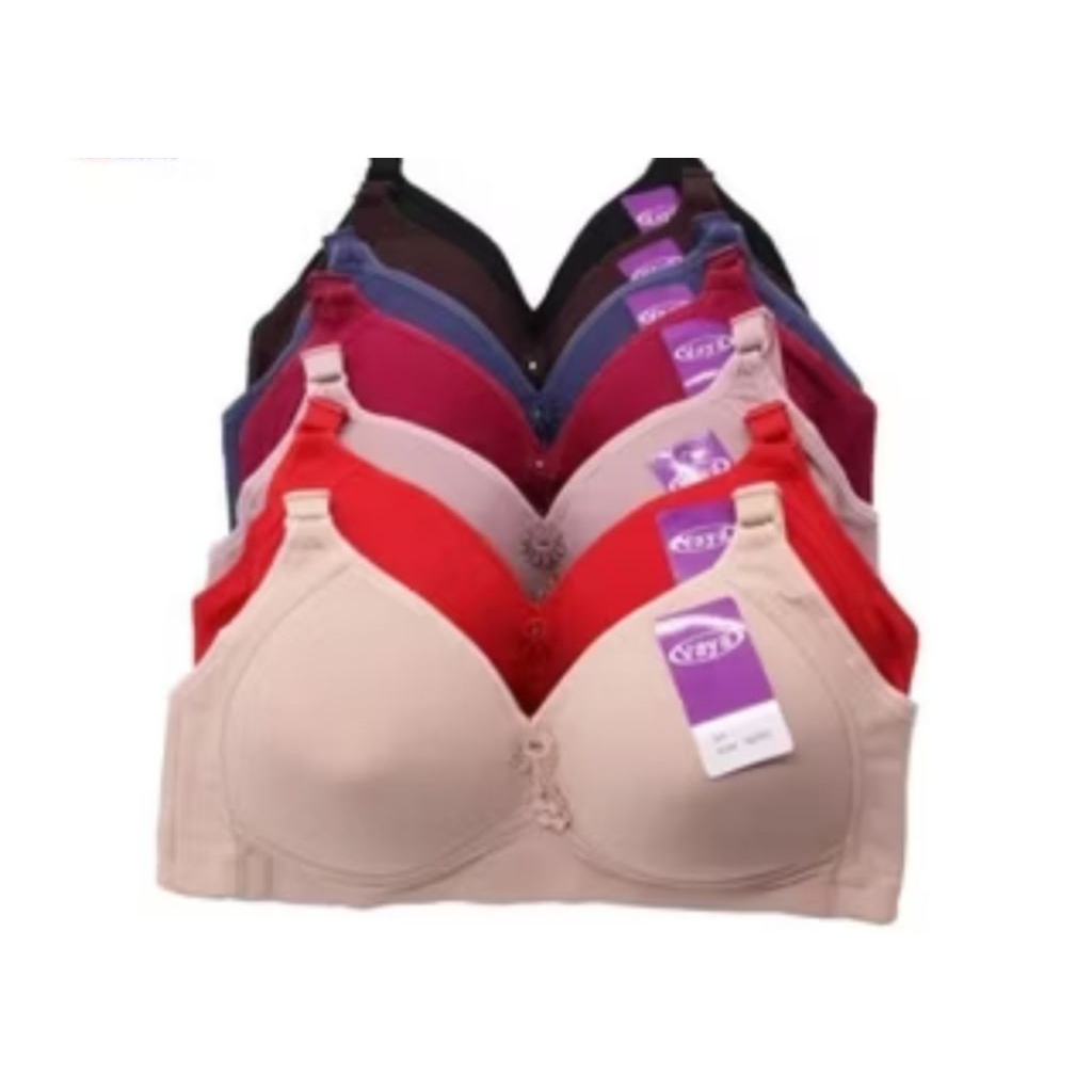 Daleman wanita(Bisa Privasi)PROMO 6Pcs Sport Bra Pakaian Dalam Wanita High Quality Bra Wanita Tanpa 