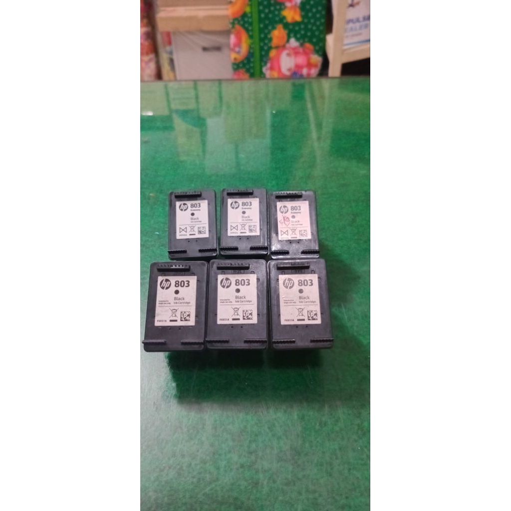 Barang bekas pakai Tinta Cartridge Hp 803 Kosongan