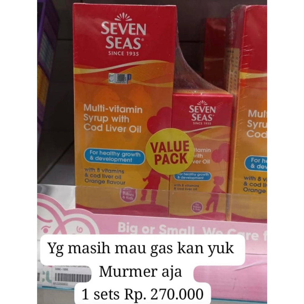 Seven Seas Multivitamin Syrup Cod Liver Oil 500ml Bonus 100ml