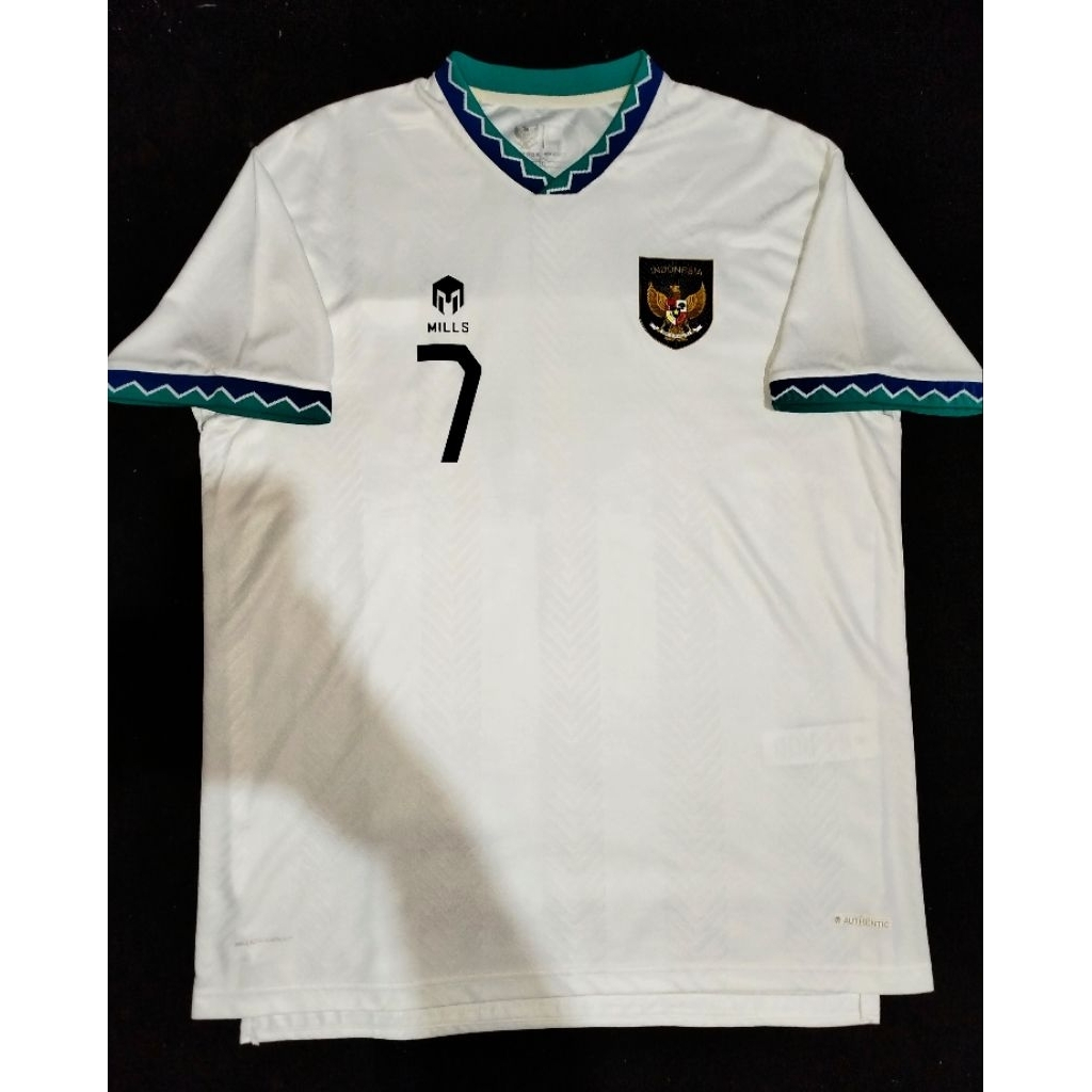 JERSEY TIMNAS INDONESIA AWAY 2022 MILLS KW PLAYER ISSUE GRADE A ++