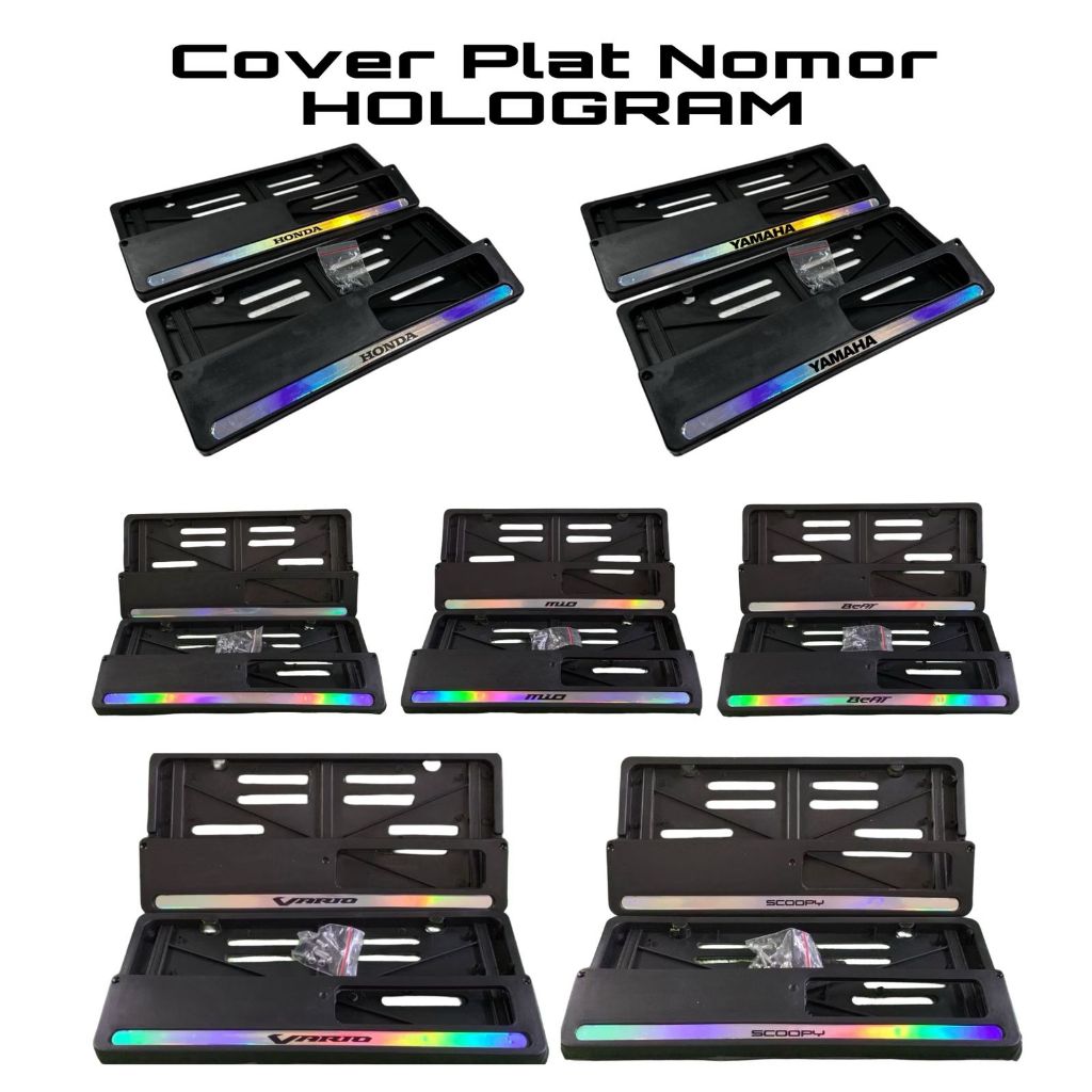 [ GSC MOTOR SPAREPART ] COD PROMO 1 SET COVER DUDUKAN PLAT NOMOR TATAKAN PLAT NOMOR PAJAK KENDARAAN 