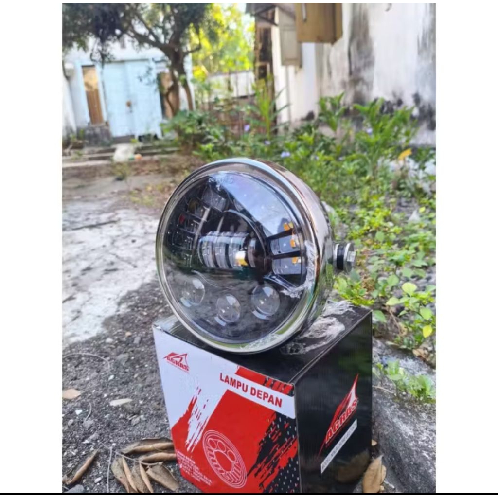 DAYMAKER 7 INCH SET BATOK LAMPU NINJA SS SET BATOK DAYMAKER NINJA SS SET BATOK KUALITAS A1