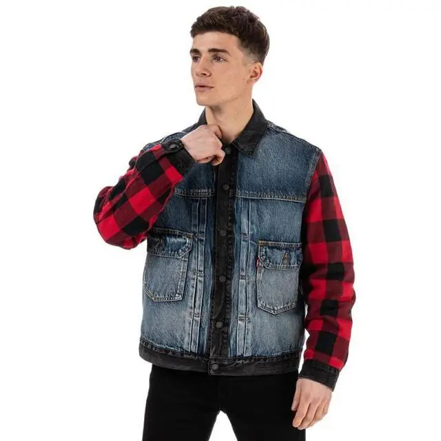 Jaket LEVI'S PReMIUM TYPE II HYBRID Trucker Denim Jacket 77382-0000