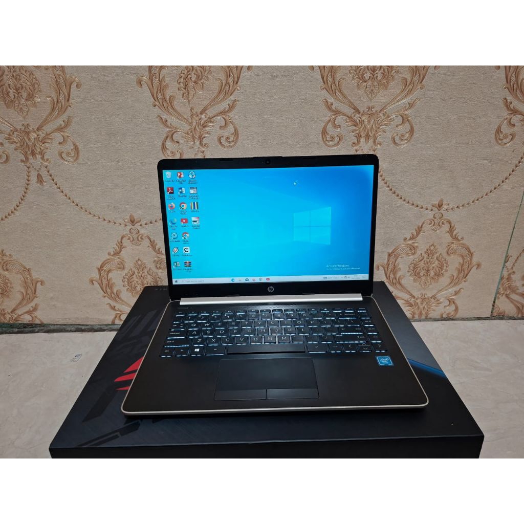 Laptop HP 14S -CF1XXX -RAM 4GB -HDD 1TB -BUAT KULIAH & SEKOLAH -NO MINUS KA