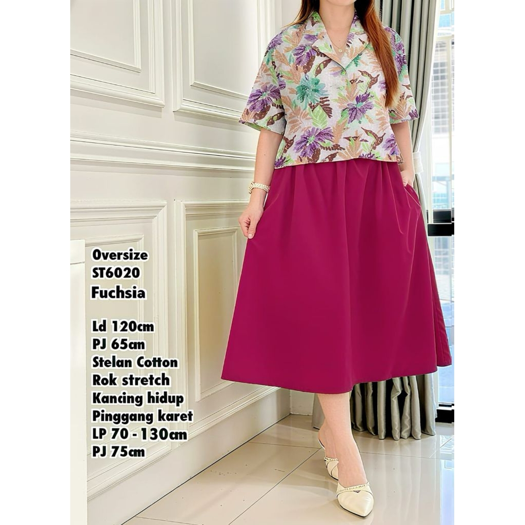 STELAN ROK JUMBO KATUN BORDIR
