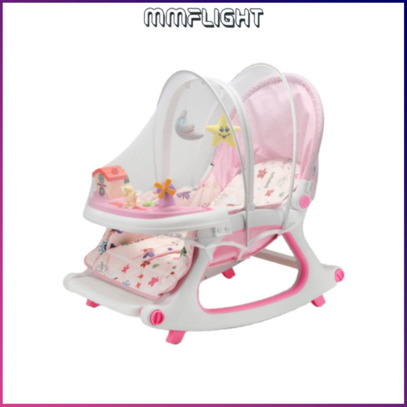 Mmflight Ayunan Bayi Kursi Bayi Multifungsi Kursi Goyang Bayi Duduk Atau Berbaring