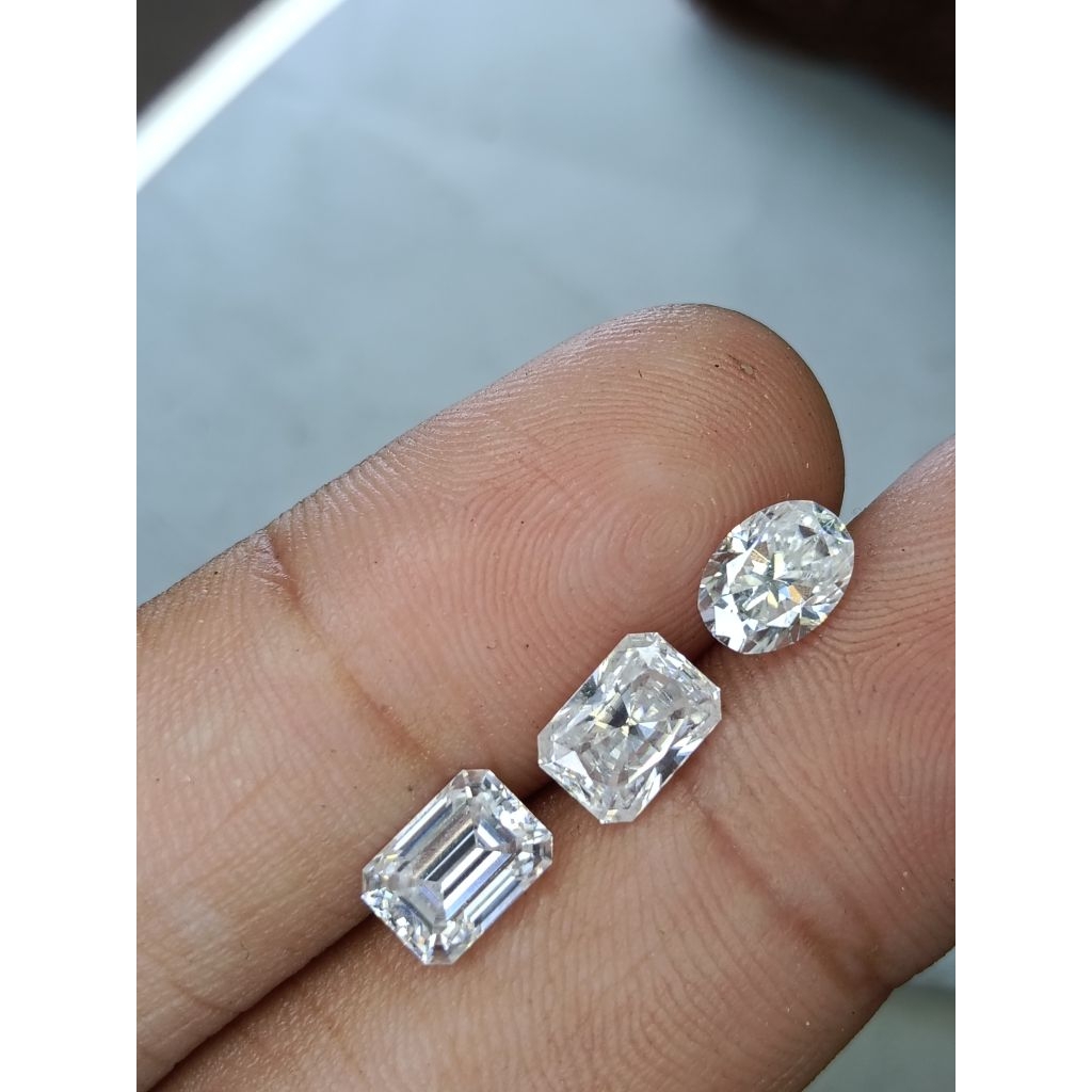 diamond moissanite colorles sertifikat GRA