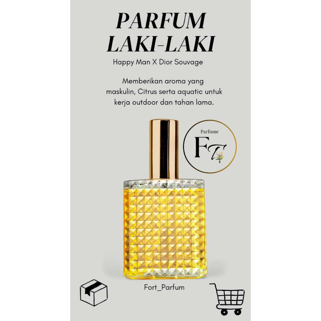FT Parfume - Mix Parfume Tahan Lama 30ml FREE BOTOL KACA