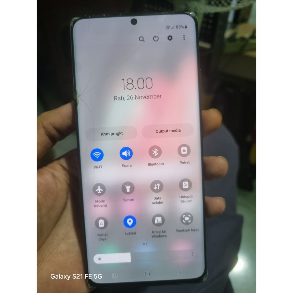 LCD+FREM SAMSUNG S21 ULTRA ORIGINAL COPOTAN