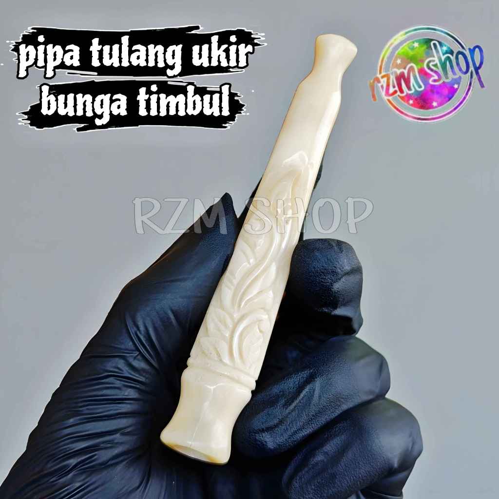 pipa once padud cangklong once tulang sapi ukir daun etnik