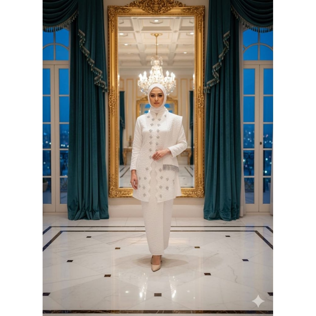 stelan kebaya shanas aldi / kebaya fukuro / kebaya besan / kebaya terkini