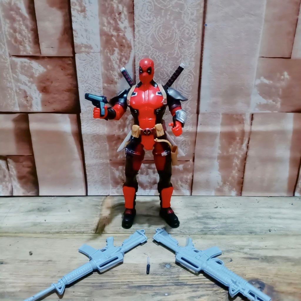 figure deadpool figure marvel deadpool figure deadpool armor figure x men part figure aksesoris figu