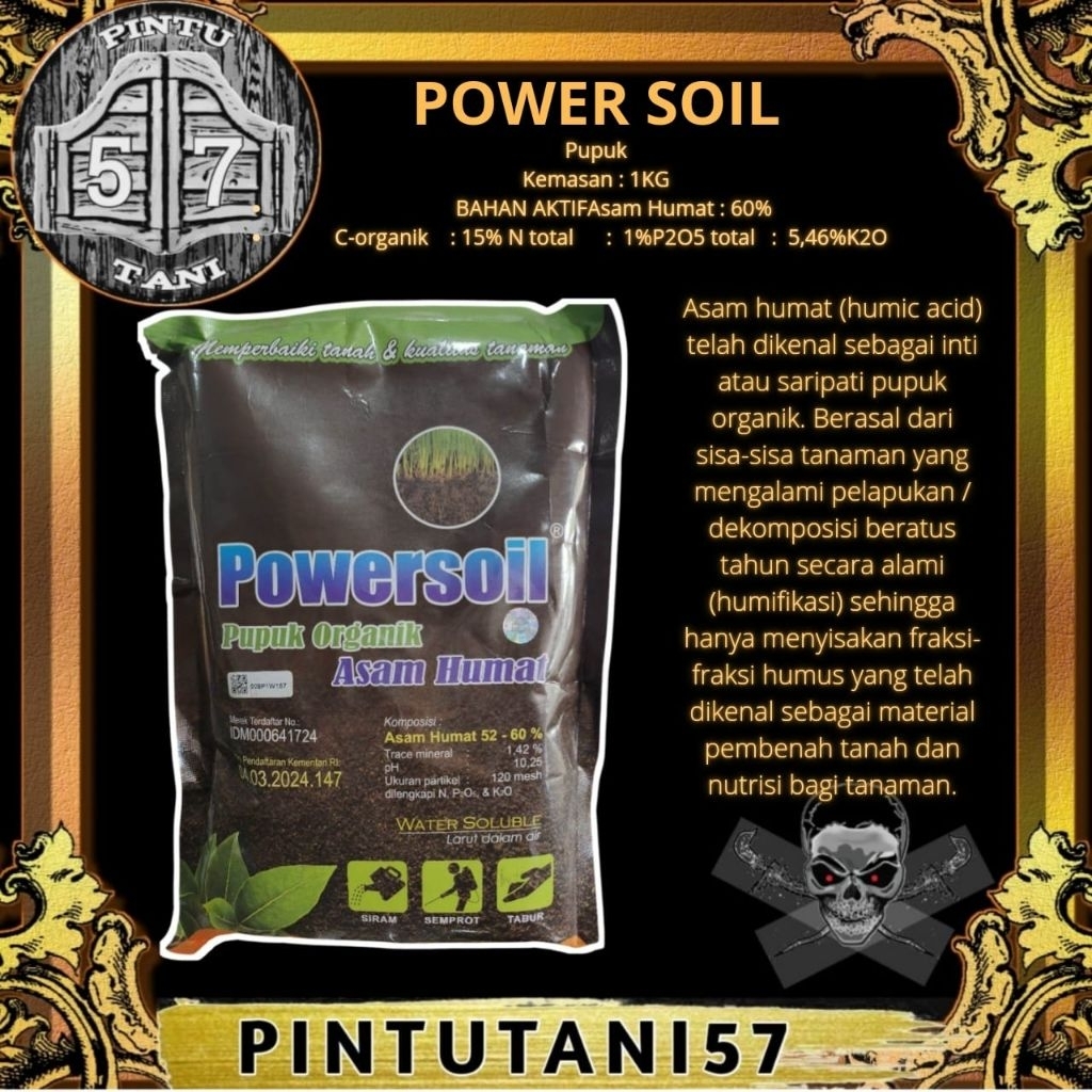 POWERSOIL (ASAM HUMAT) 1KG