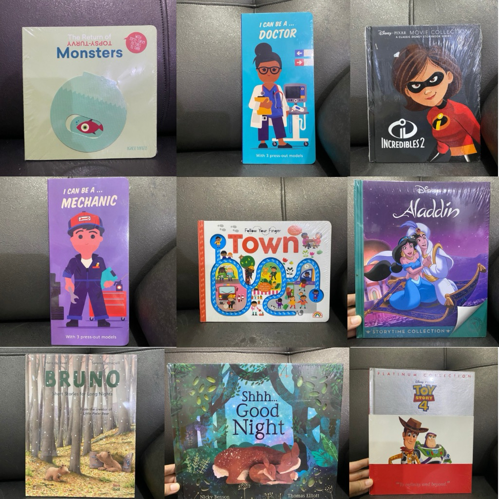 Big Bad Wolf Children’s Board Book / BBW Children’s Picture Book - Buku Baca Anak / Buku Board Book 