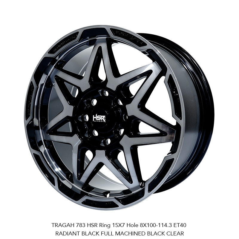 velg racing tragah hsr wheel ring 15 buat brio, agya, mobilio, vios, city, avanza, xenia, livina,