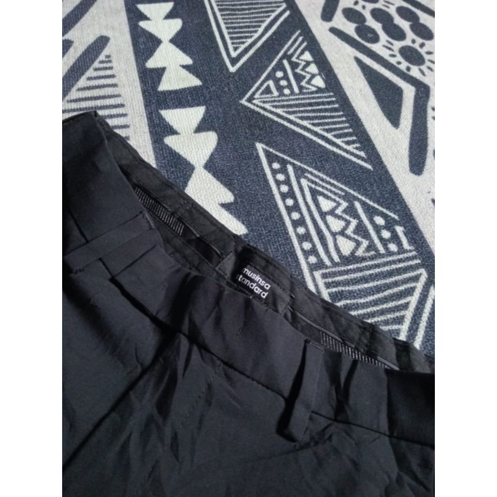 Size 27 Musinsa standart celana hitam formal pria