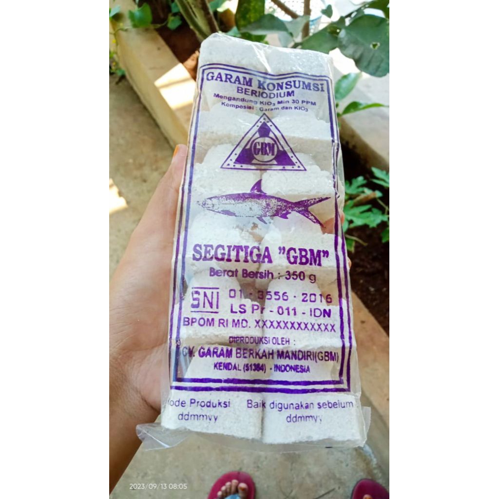 garam bata isi 12 batang merek GBM sudah bpom