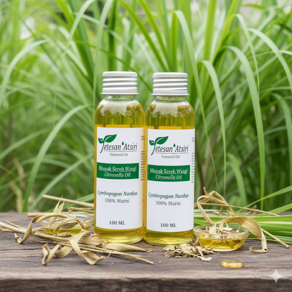 Minyak Atsiri Sereh Wangi 100 ml Citronella Oil 100ml Minyak Sereh