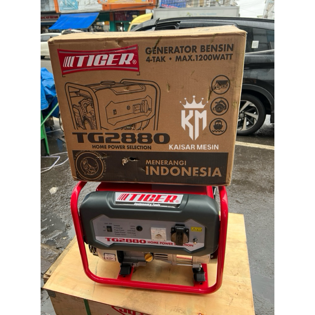 Genset TIGER 1000 Watt TIGER TG 2880 Generator Bensin TG2880