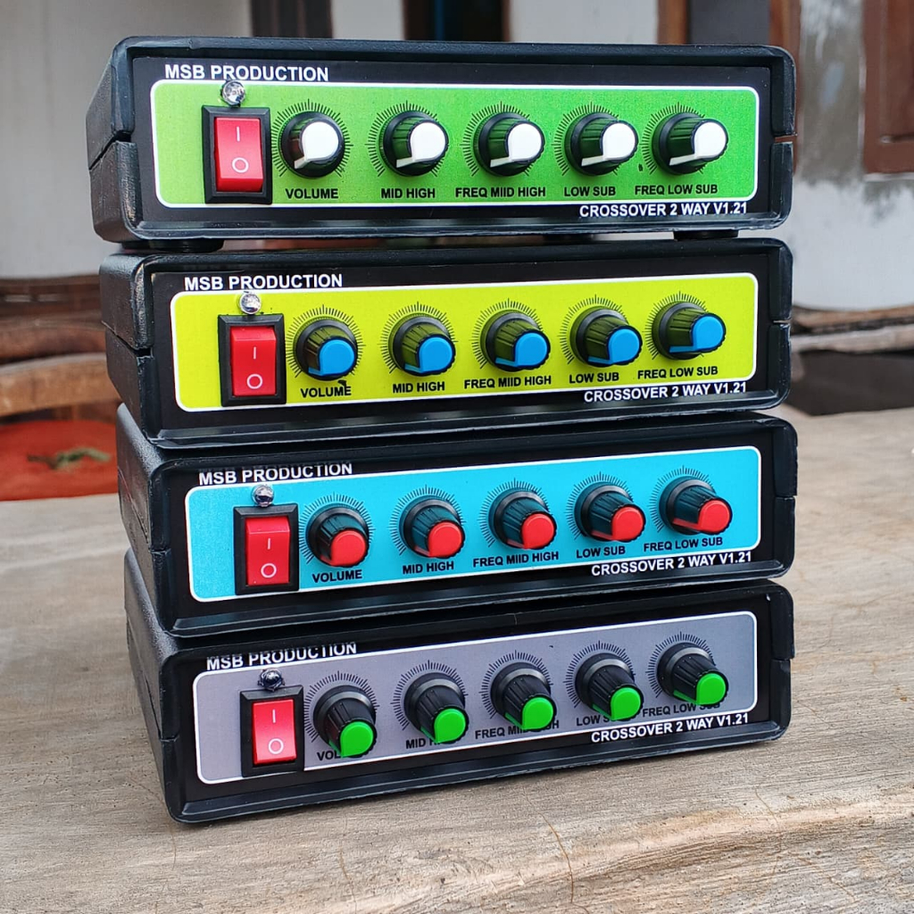 CROSSOVER MINI 2 WAY DC 12V , MINI CROSSOVER 2 WAY AKTIF DC 12 PEMISAH SUARA LOW MID
