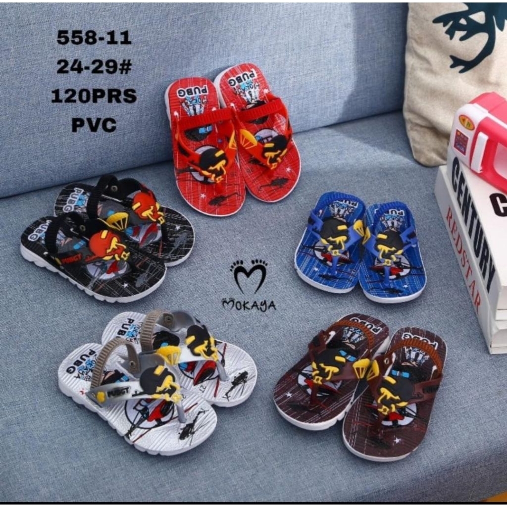 sendal anak bunyi mokaya random warna