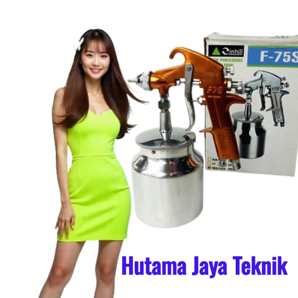 EINHILL Semprotan | Sped | Spet | Cat || Spray Gun || Tabung Bawah F 75 S | 75S | F-75 | F75 | F75S 