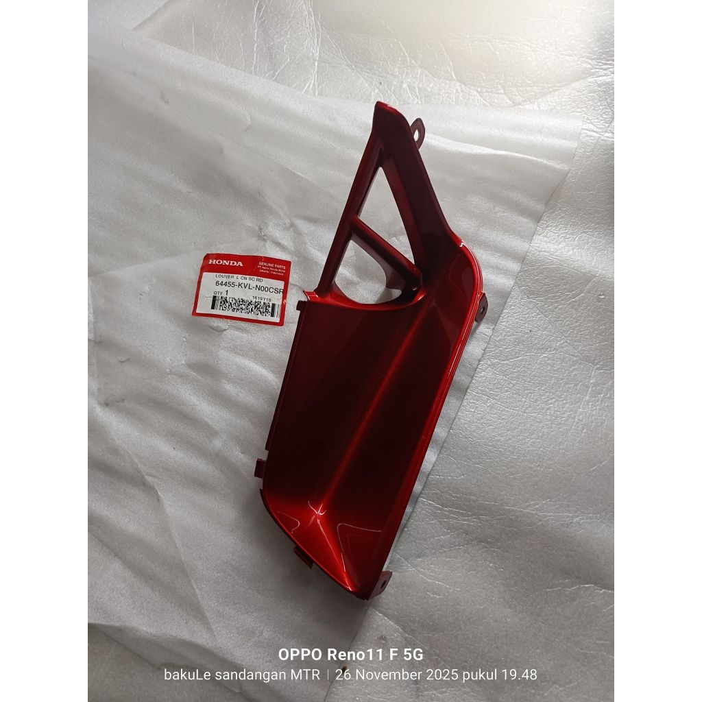 64430 64440 ktm 850FMB cover louver sirip  sayap dalam kiri L Honda Supra x 125  Batman  original AH