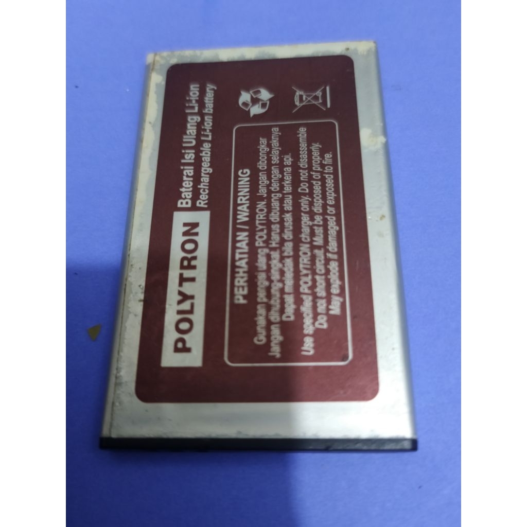BATERAI HP Polytron Model: PL-6K3 dan MODEL:PL-6K4 3,7V/1100 mAh second original copotan