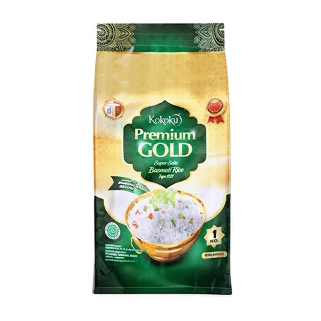 Kokoku Beras Basmati Premium Gold 1kg