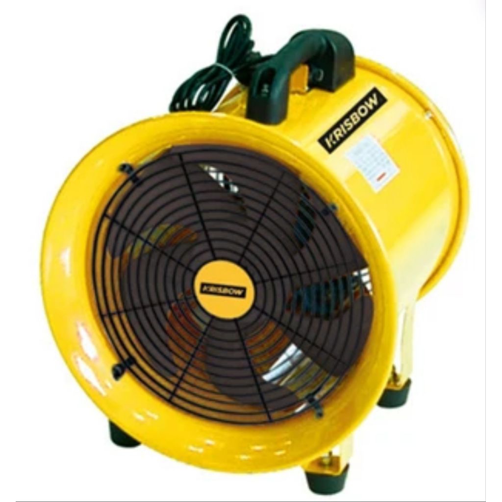 632. Krisbow 12 Inci Blower Ventilator Industrial - Kuning