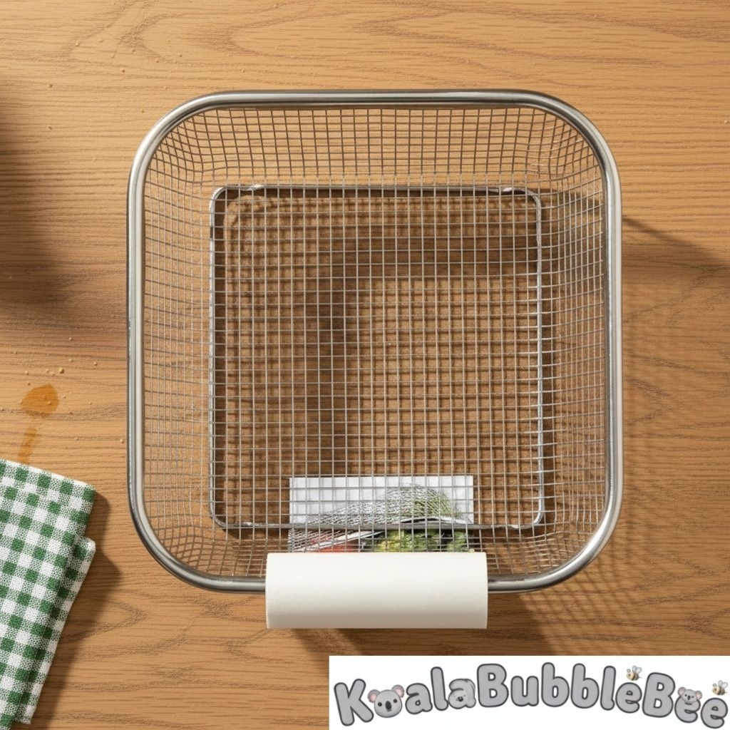 Keranjang Tirisan Gorengan Peniris Minyak Goreng Cuci Buah Sayur Persegi Kotak