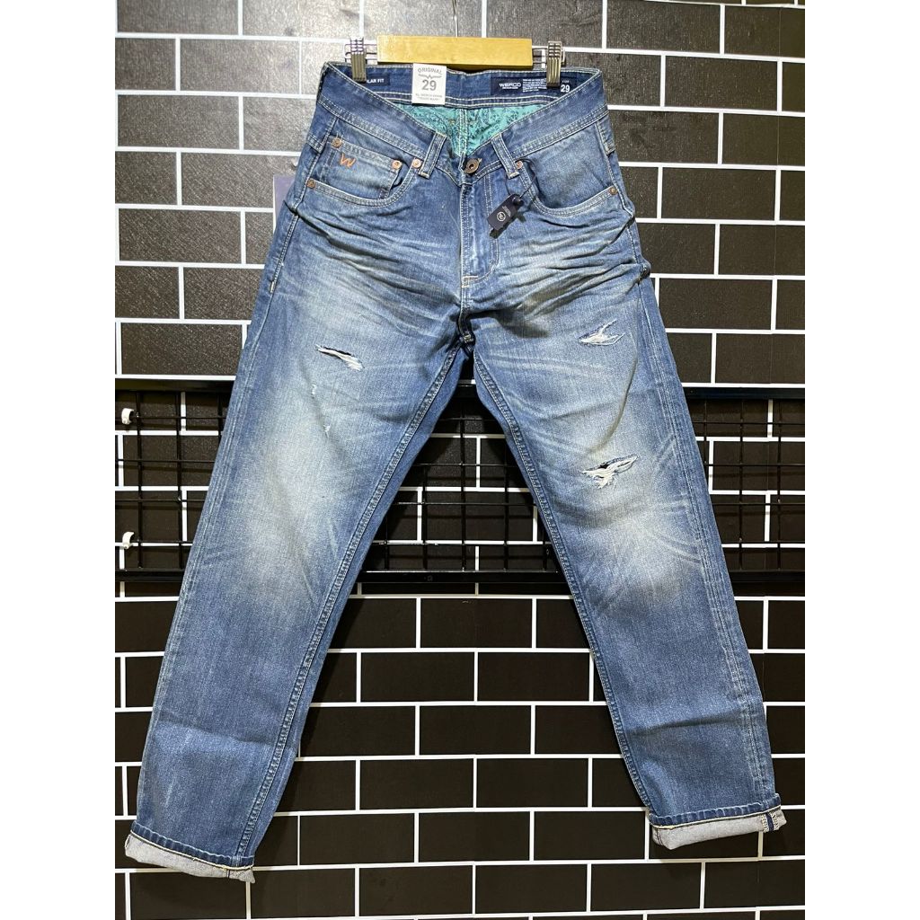 Werco Jeans Celana Jeans Sobek werco | celana panjang pria | brand lokal original