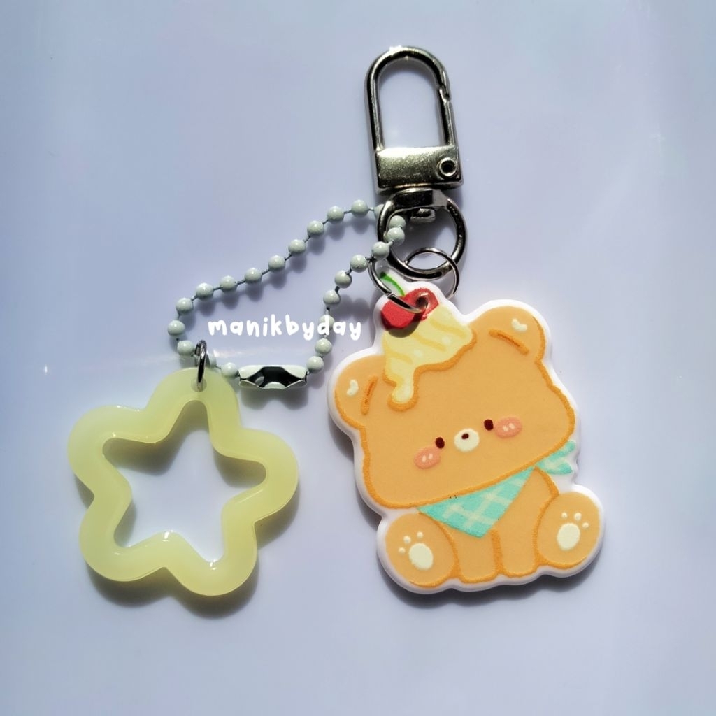 Teddy Bear Keychain bagcharm gantungan kunci