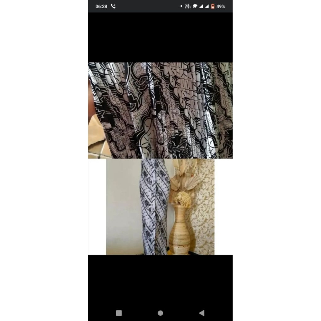 Rok kebaya. Rok Plisket motif batik parang