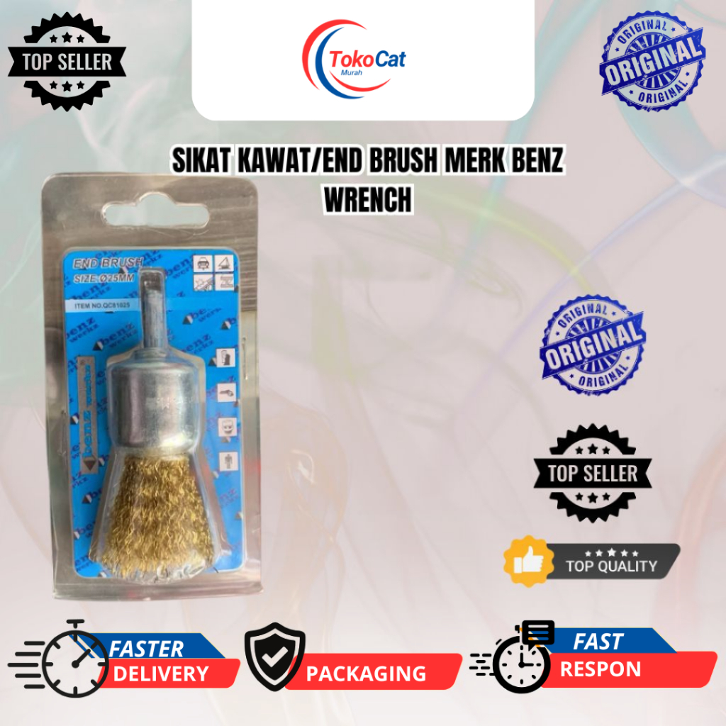 Sikat Kawat Benz Werkz Pembersih Karat Efisien/Sikat Kawat/End Brush merk Benz Wrench/Sikat Kawat Ma