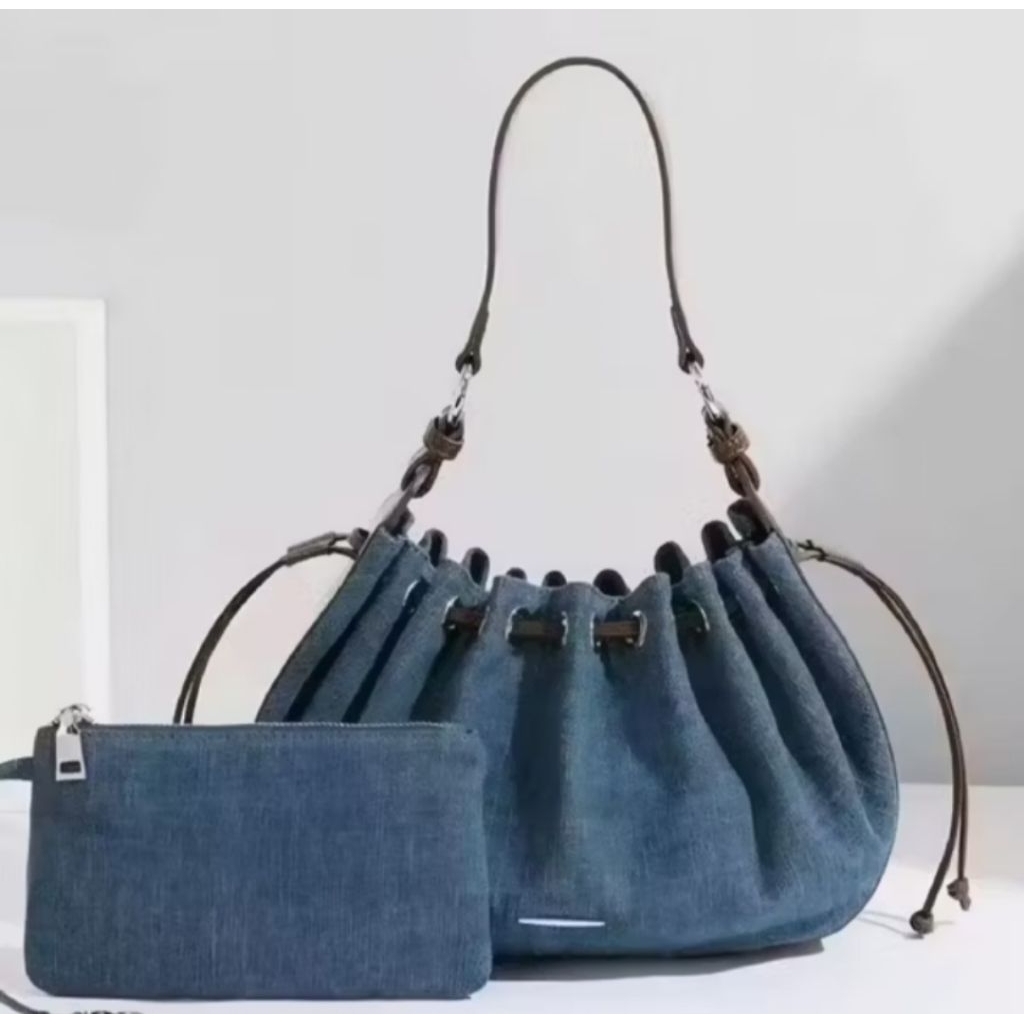 Tas jeans serut korea ala cendol