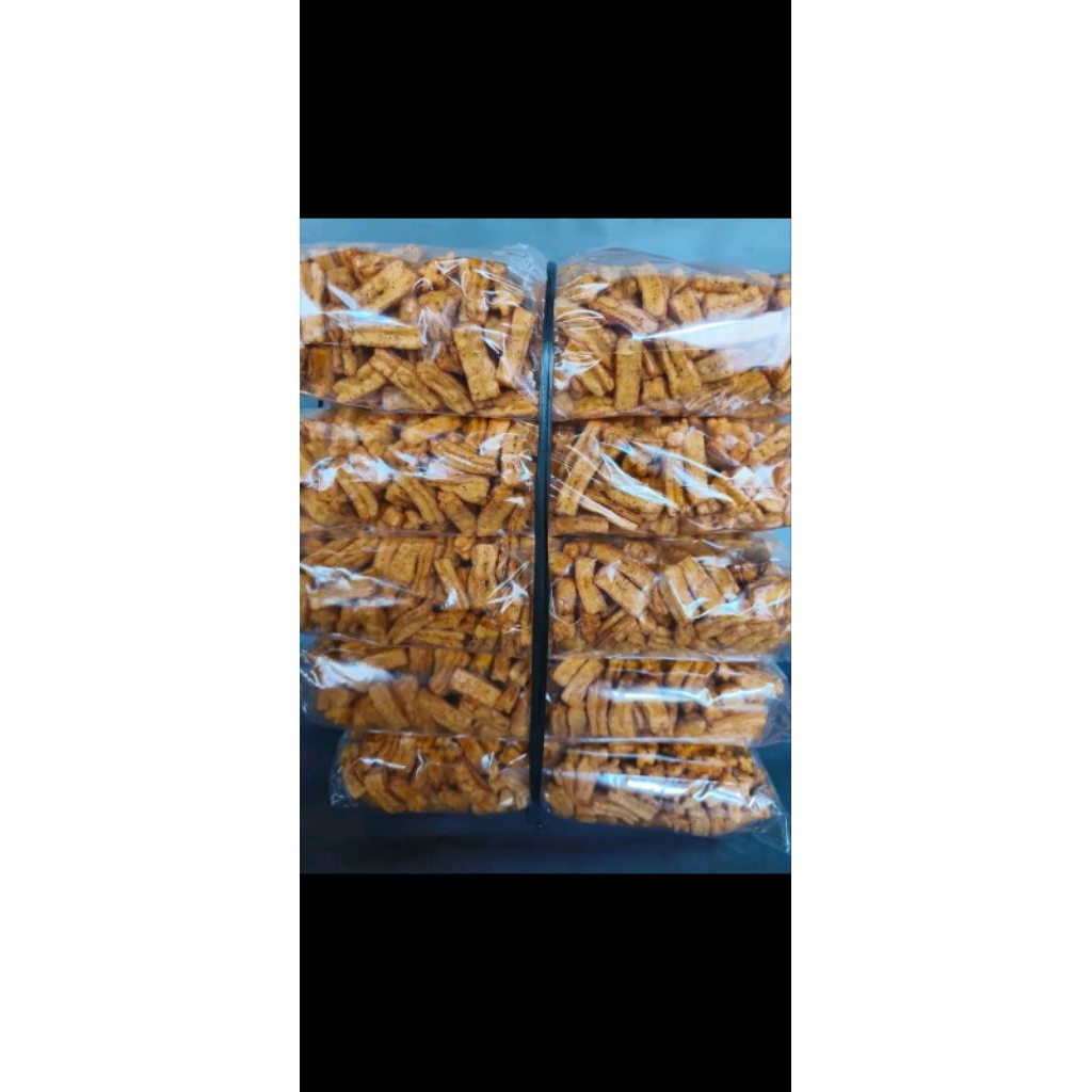 kerupuk jengkol pedas/kerupuk belimbing/kecipir pedas eceran 2000 isi 50pcs
