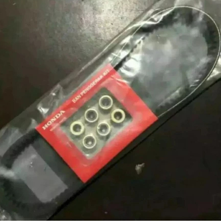 H J- vanbelt assy set kit+roller HONDA
 vario 110 fi scoopy fi beat fi (kvb) / suku cadang sparepart