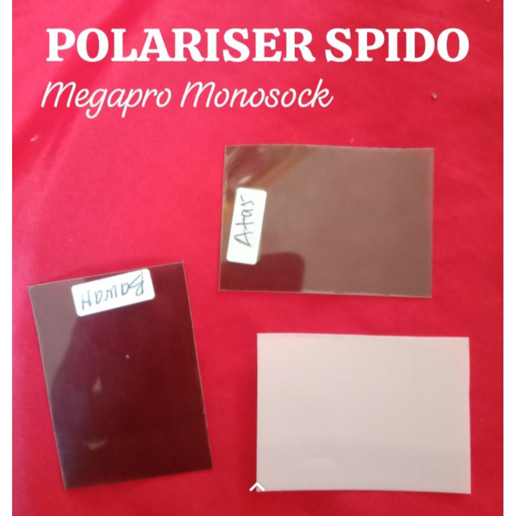 sticker kaca polarizer lcd speedometer megapro