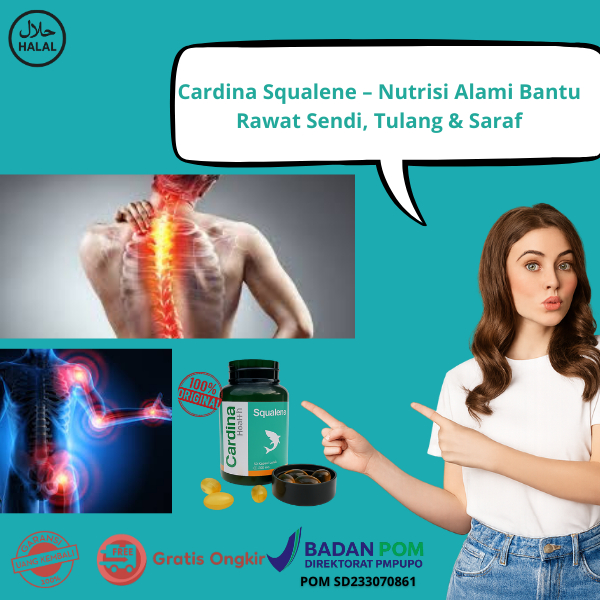 Cardina Squalene Obat Nyeri Sendi Dan Otot