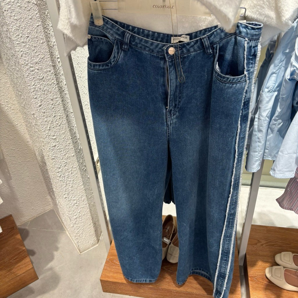 [SALE SAMPAI 1 Desember] celana kulot jeans wide leg cargo panjang colorbox new arrival