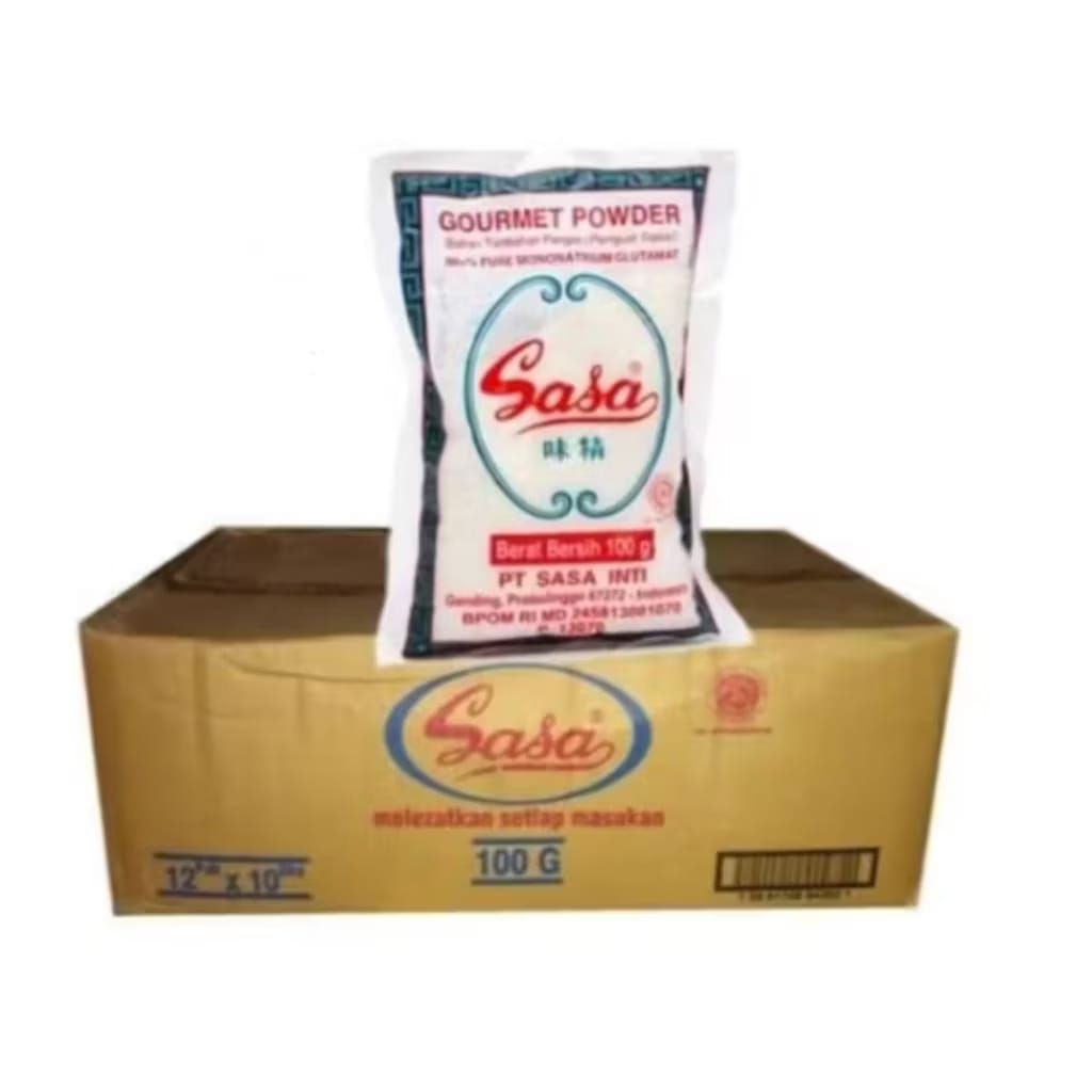 Micin sasa 100g dus / Sasa 1 ons 12x10x10 / Penambah rasa sasa / Micin MSG sasa