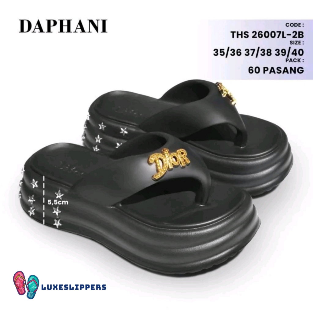 Sandal Wanita 2025 Sendal Cewe Rumah Slop Jepit Santai Sendal Korea Jelly Empuk