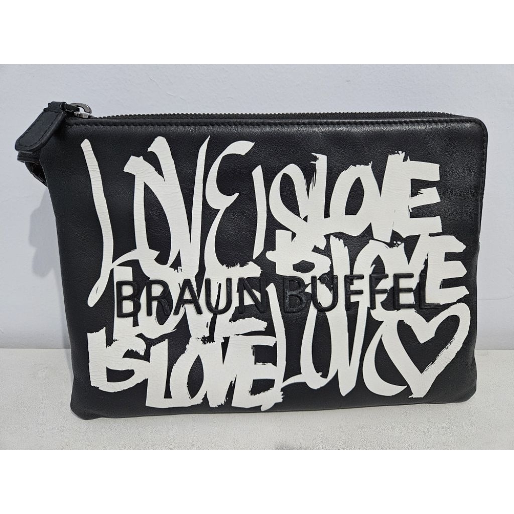 Preloved Clutch Braun Buffel